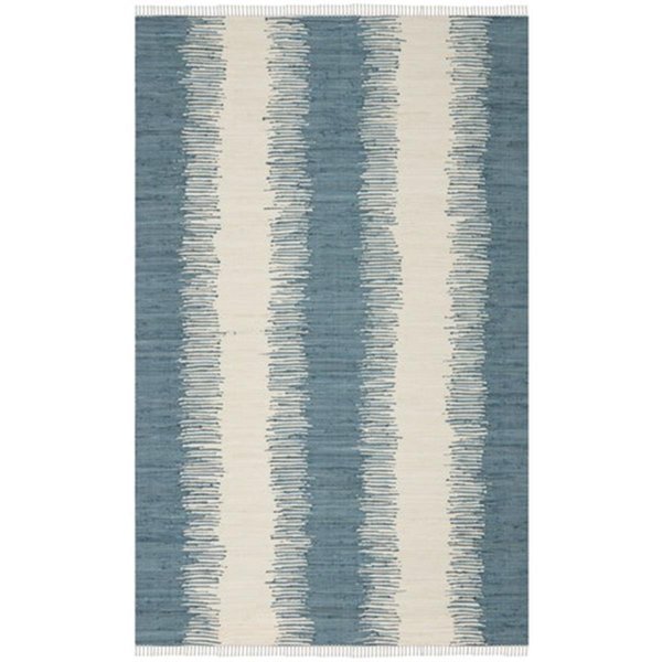 Montauk Hand Woven Round Rug- Blue- 6 x 6 ft., Safavieh, Mfr#: MTK751A-6R